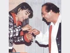 صورة نادرة لأحلام مع الممثل المصري المنتصر بالله تثير الجدل على مواقع التواصل