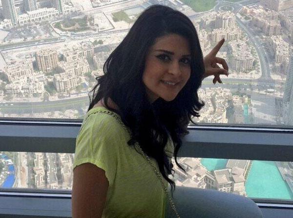 احدث صور سلمى رشيد في برج خليفة دبي 2014 salma rachid