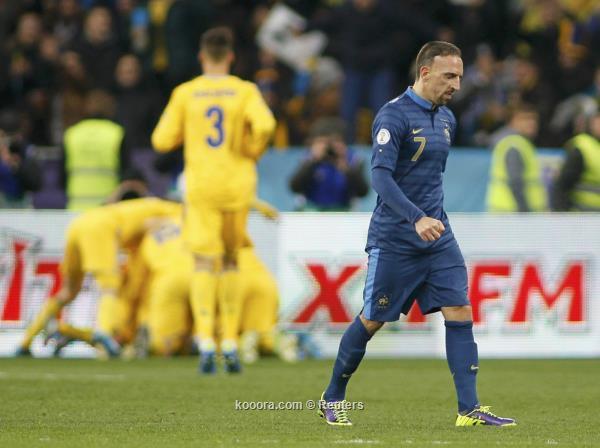 نتيجة مباراة اوكرانيا وفرنسا اليوم الجمعة 15-11-2013