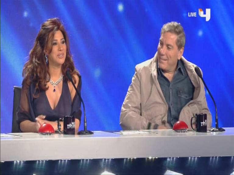 صور فستان نجوى كرم في الحلقة العاشرة 10 برنامج عرب قوت تالنت Arabs Got Talent