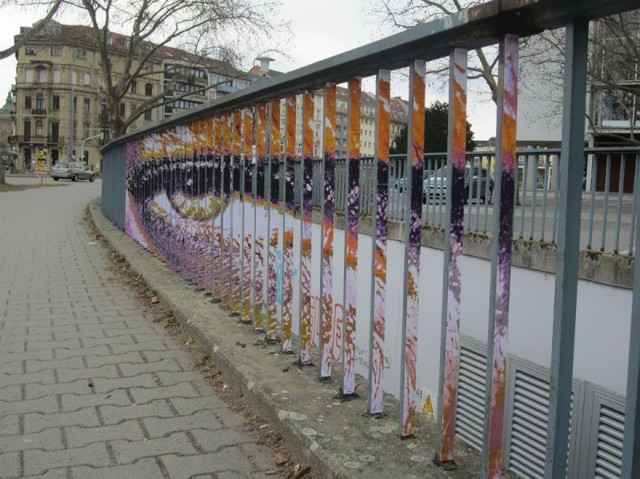 صور لوحات على الأسوار الحديدية بابداع ألماني