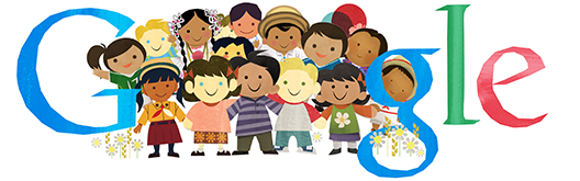 محرك البحث جوجل يحتفل بـ عيد الطفولة 2013