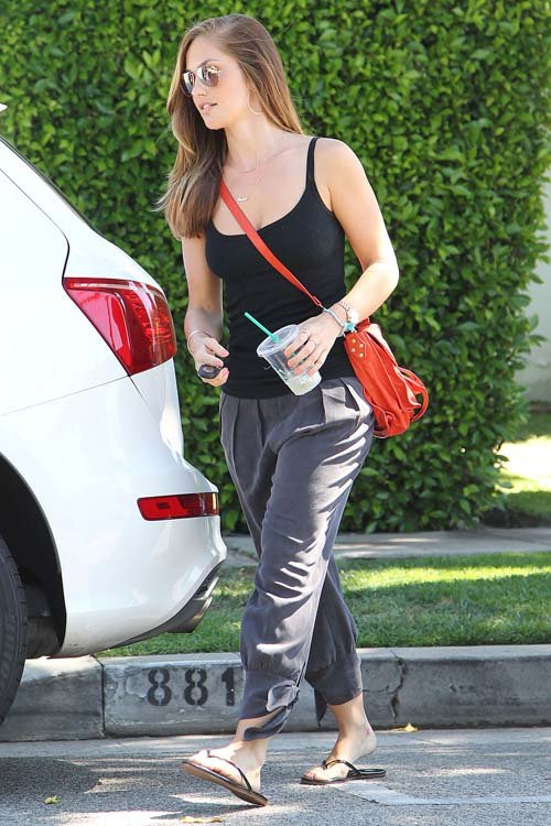 Minka Kelly Gets Tailored in West Hollywood