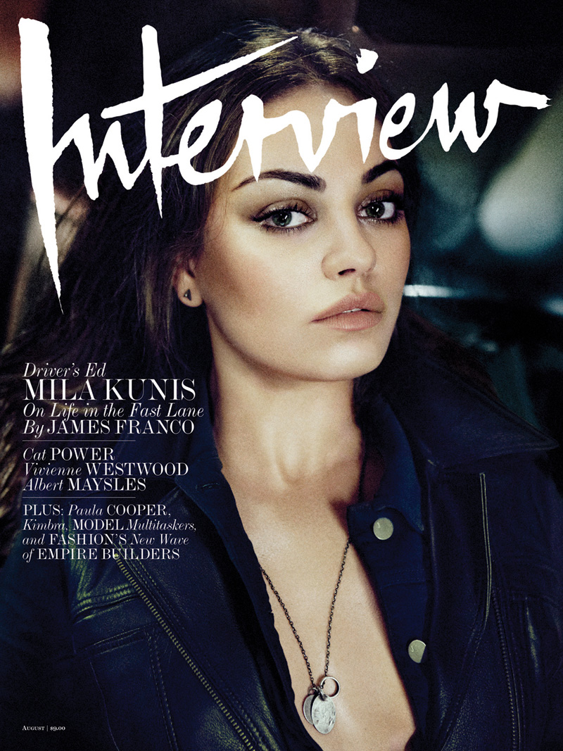 Mila Kunis for Interview August 2012