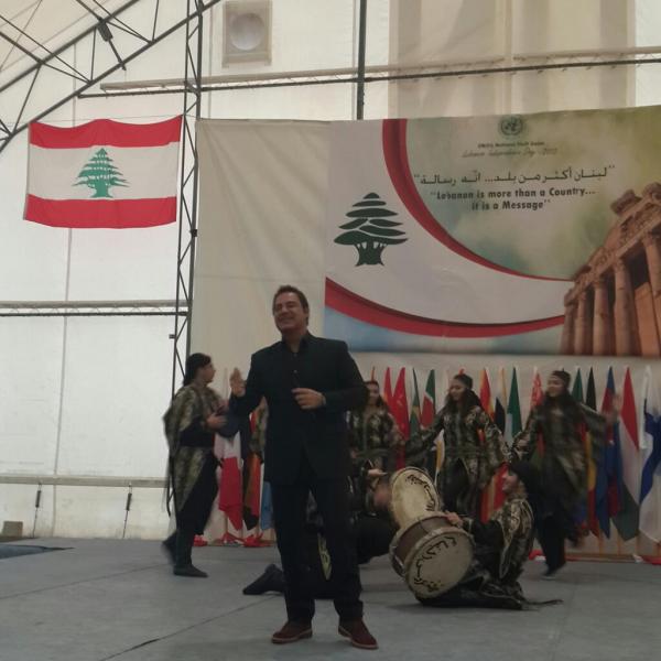 صور عاصي الحلاني في احتفال عيد الاستقلال اللبناني 2014