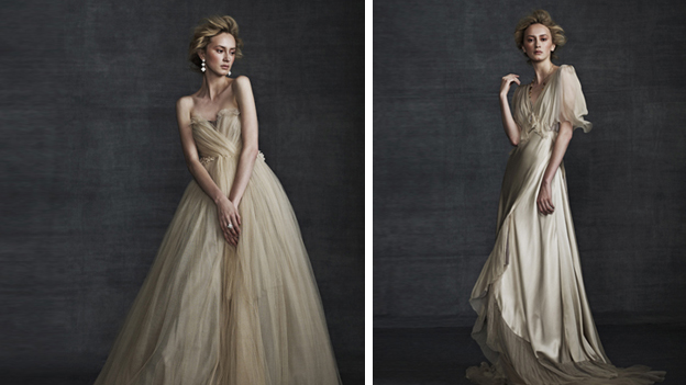 أحدث فساتين الزفاف من Samuelle Couture2014 , صور فساتين زفاف خريف 2014