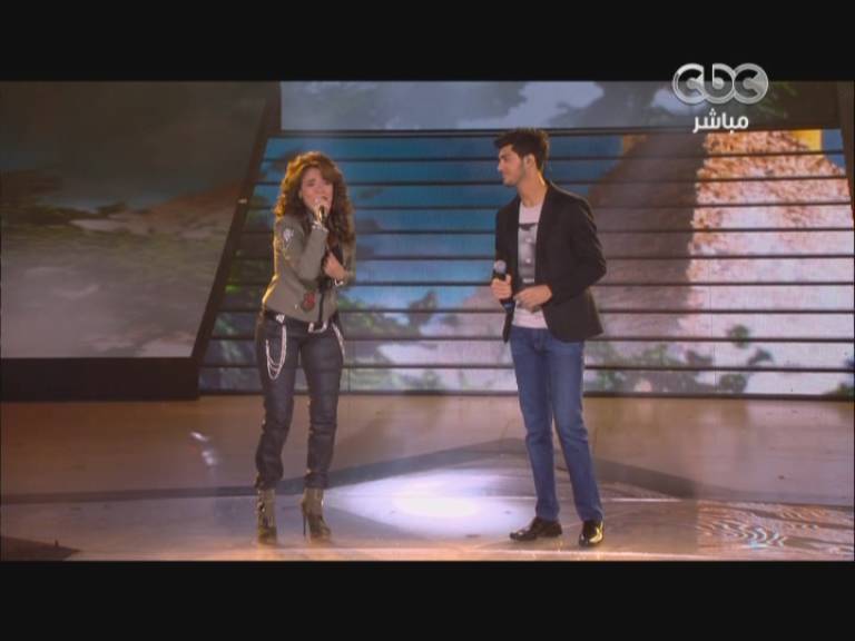 يوتيوب اغنية بلدنا مصر ولبنان أمينة وزكي شريف في ستار اكاديمي 9 - الخميس 28-11-2013