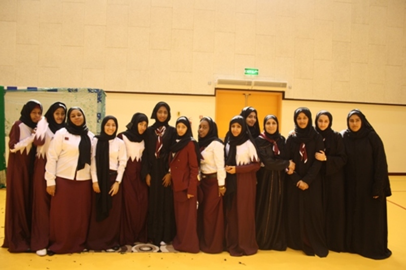 صور بنات قطر في اليوم الوطني 2014 , صور احتفالات بنات قطر باليوم الوطني 2014