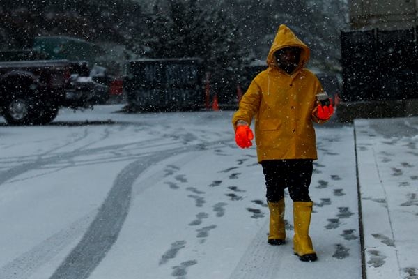 صور الثلوج في واشنطن 2014 , بالصور اغلاق المدارس والمكاتب في واشنطن بسبب الثلوج 2014