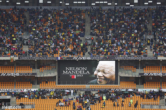صور جنازة الرئيس الراحل نلسون مانديلا بحضور رؤساء الدول 2013