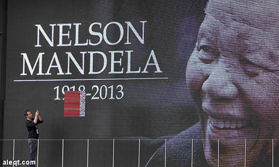 صور حفل تأبين نلسون مانديلا اليوم الثلاثاء 10/12/2013 في سويتو , صور جنازة نلسون مانديلا 2013