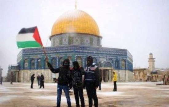 قوات الاحتلال تعتقل شابين بسبب رفع علم فلسطين في القدس