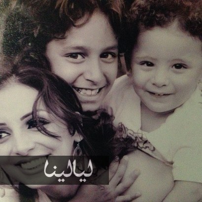 صور انغام مع اولادها 2014 , صور جميلة تجمع انغام مع أبنائها