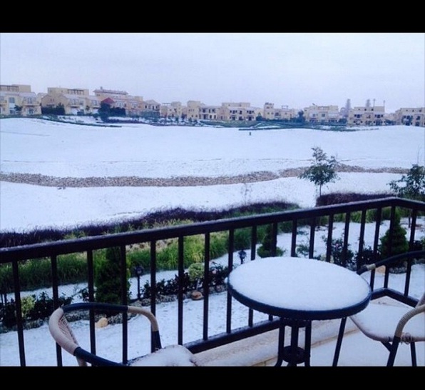 صور تساقط الثلوج في محافظات مصر 2014 , صور ثلوج مصر 2014