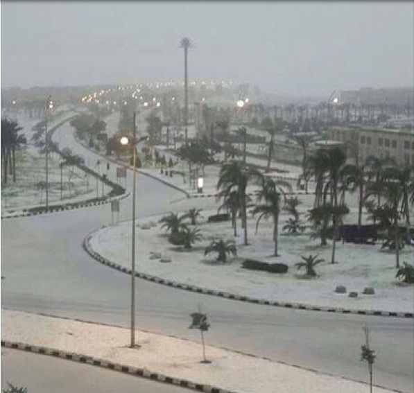 صور تساقط الثلوج في محافظات مصر 2014 , صور ثلوج مصر 2014