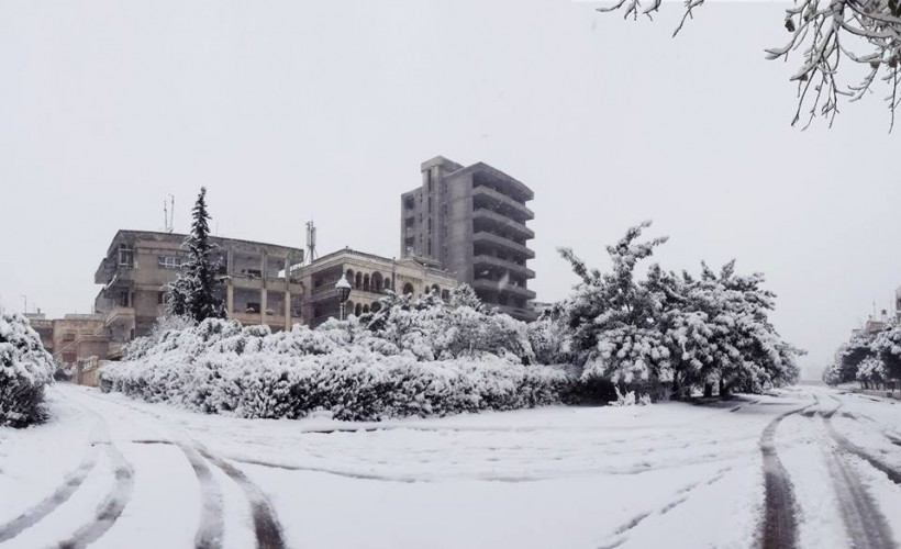 صور تساقط الثلج في محافظات سوريا 2014 , صور ثلوج دمشق 2014 , صور ثلج سوريا 2014