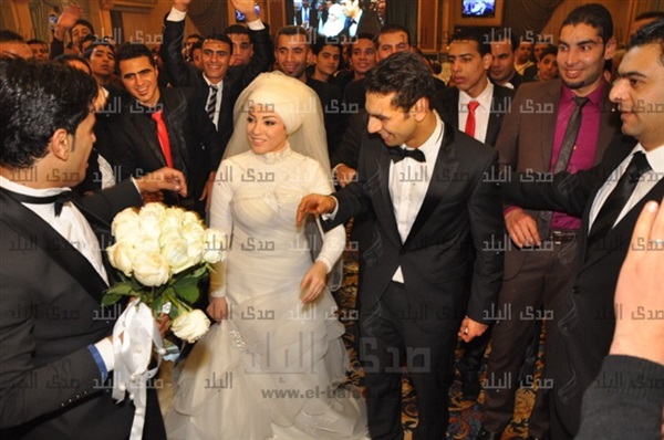 صور جديدة من حفل زفاف محمد صلاح 2014 , صور ماجي محمد زوجة محمد صلاح بالحجاب