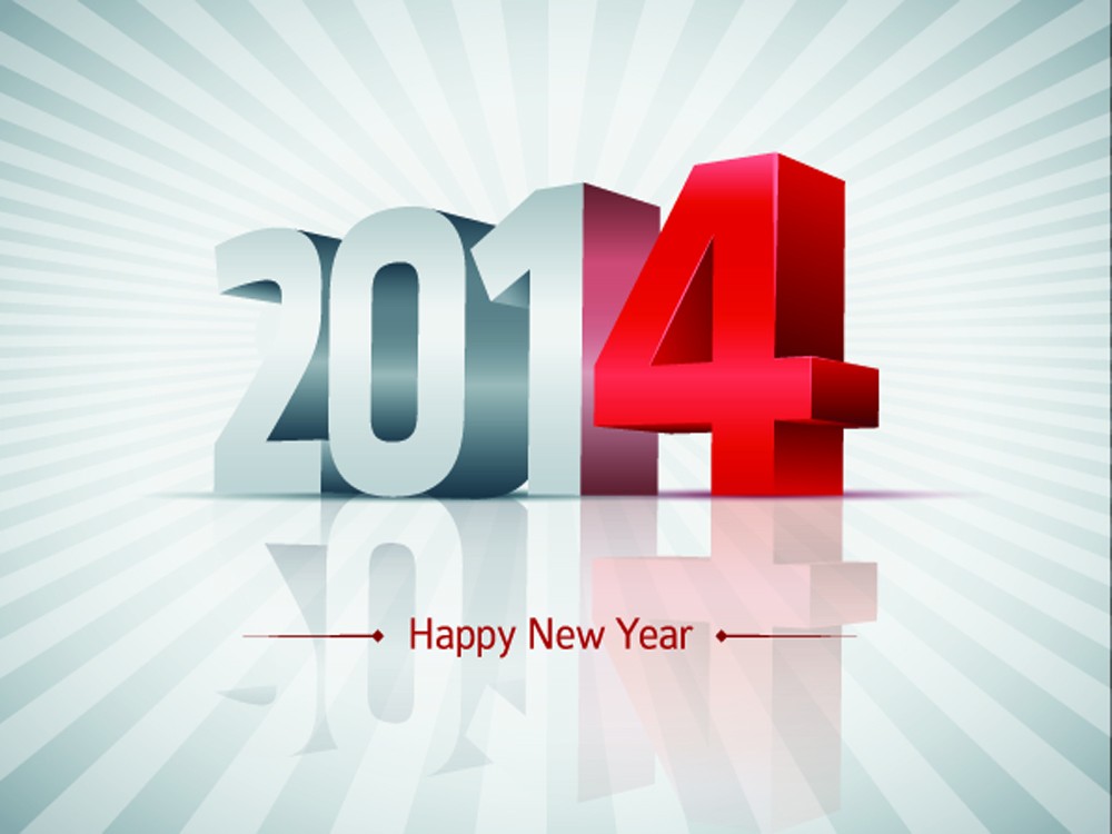 صور خلفيات مكتوب عليها سنة سعيدة 2014 , New Happy new year images