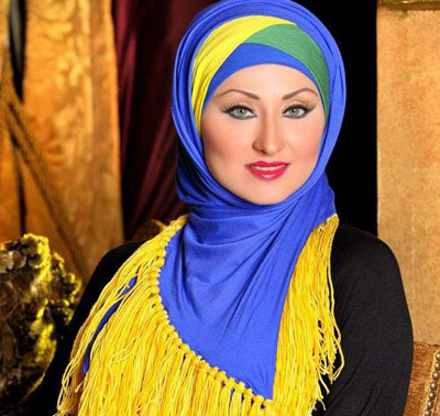 صور لفات حجاب خليجية 2014 ع الموضة , صور لفات حجاب سعودية 2014