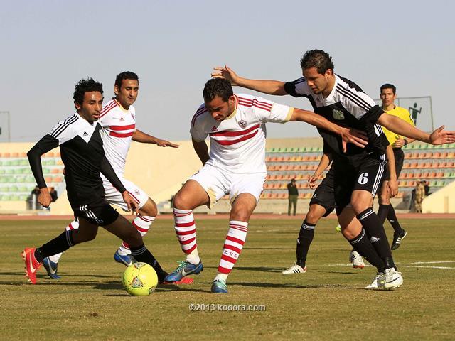 نتيجة مباراة الزمالك و نادي المصري اليوم الاربعاء 25-12-2013