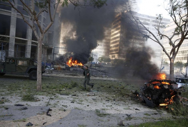 بالصور والتفاصيل مقتل محمد شطح , صور انفجار بيروت اليوم 27-12-2013