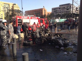 صور جديدة من انفجار بيروت اليوم الجمعة 27-12-2013