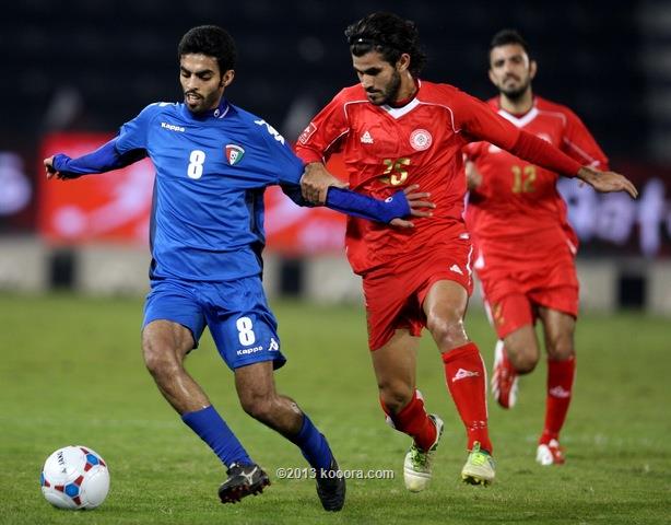 نتيجة مباراة الكويت و لبنان اليوم الاحد 29-12-2013