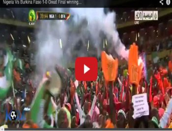شاهد أجمل هدف في سنة 2013 , فيديو هدف اللاعب صنداي أمبا في مرمي بوركينا فاسو