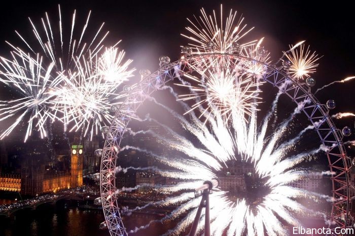 صور احتفالات السنة الجديدة 2014 في جميع دول العالم , صور الالعاب النارية بمناسبة ليلة رأس السنة الجديدة 2014