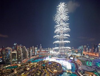 بالفيديو دبي تشهد أكبر احتفال برأس السنة في العالم 2014 - يوتيوب
