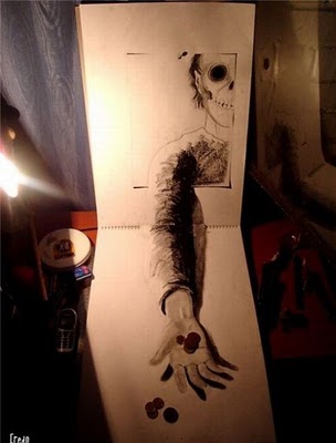 صور لوحات الرسام فريدو بقلم الرصاص , صور اجمل رسومات فريدو 2014