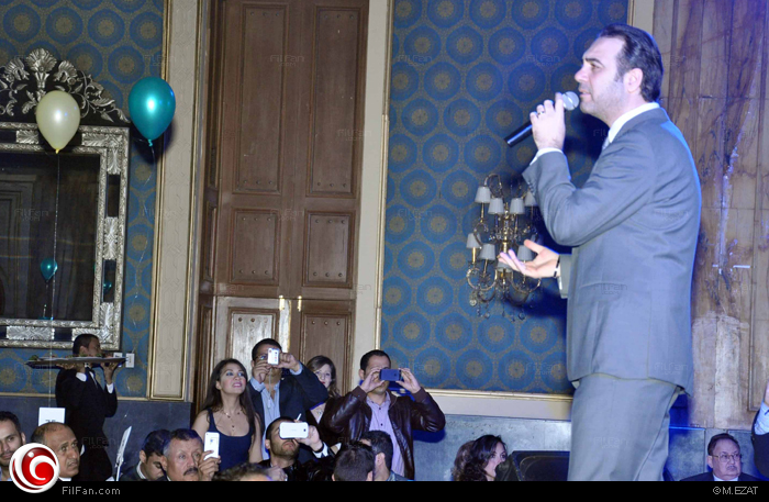 صور حفلة وائل جسار وأحمد جمال والراقصة صافينار في رأس السنة 2014 في فندق سميراميس