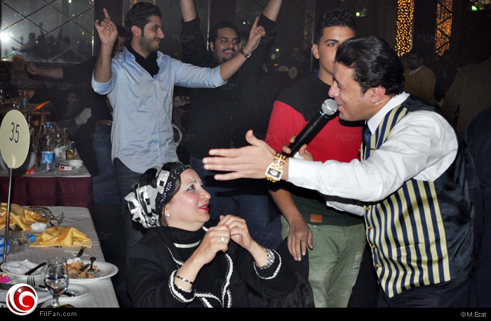 صور حفلة حكيم وجنات وبوسي وصافينار في رأس السنة 2014 في فندق كونراد