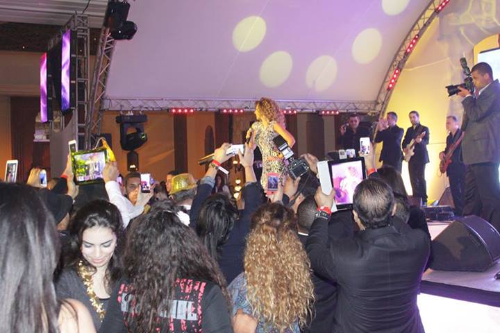 صور حفلة ميريام فارس في رأس السنة 2014 , صور فستان ومكياج ميريام فارس في حفل رأس السنة 2014