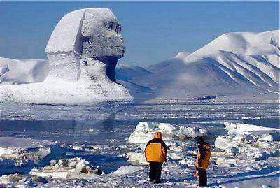 صور ابو الهول وهو مغطى بالثلوج ,, لاول مرة في التاريخ