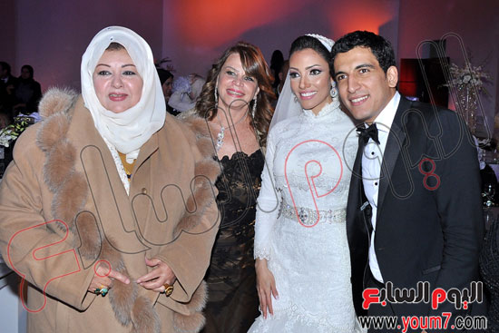 صور حفل زفاف ابنة نادية مصطفى من اركان فواد 2014