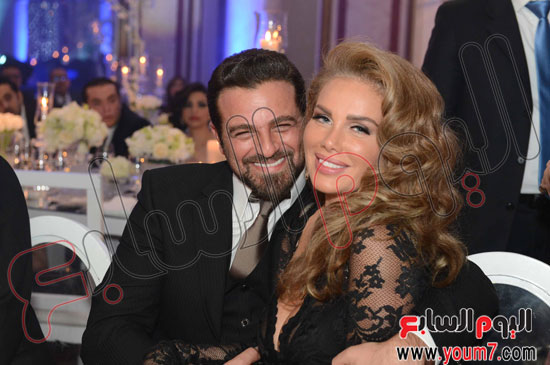 صور نيكول سابا مع زوجها يوسف الخال على مجلة ليالينا 2014
