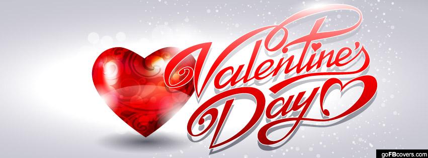صور أغلفة عيد الحب للفيسبوك 2014 , valentine day facebook cover