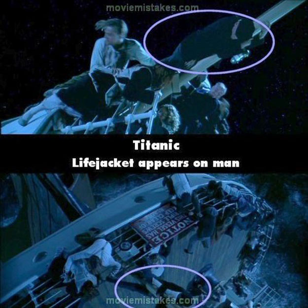 بالصور تعرف على الأخطاء الإخراجية والتصويرية في فيلم تيتانيك