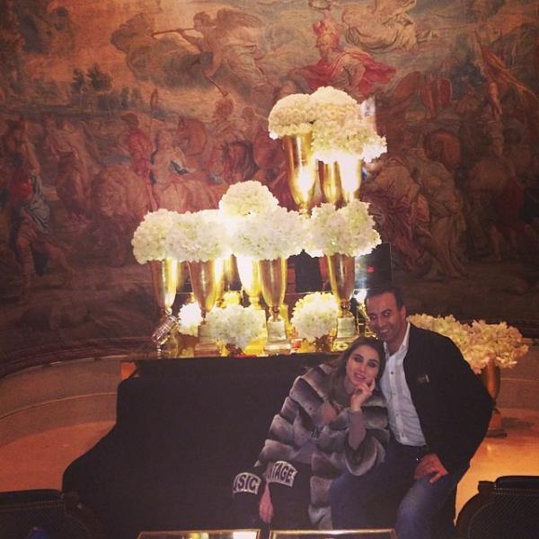 صور أنابيلا هلال وعلامات الحمل تظهر عليها , صور أنابيلا هلال مع زوجها في باريس 2014