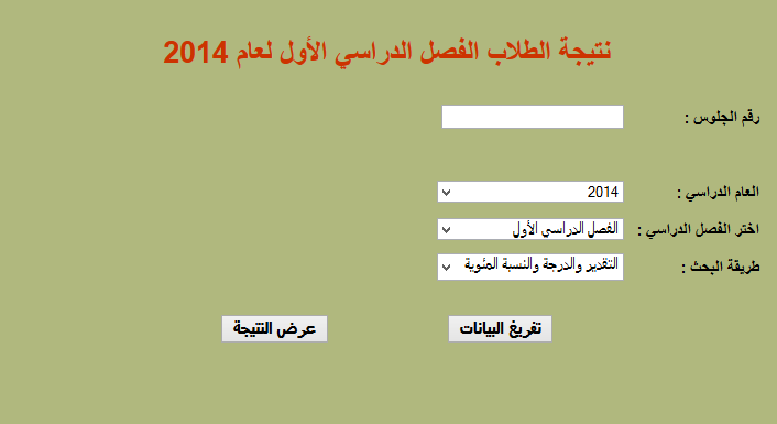 موقع بوابة القاهرة التعليمية 2014 , نتيجة الشهادة الابتدائية نصف العام 2014
