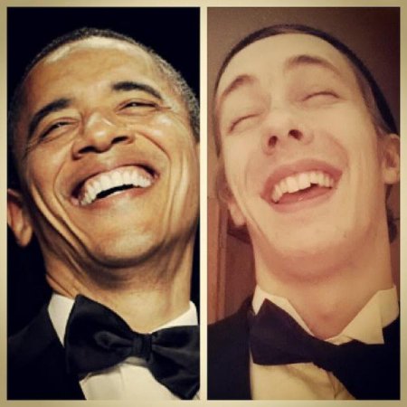 بالصور طالب أمريكي يقلد رؤساء بلده بطريقة مضحكة