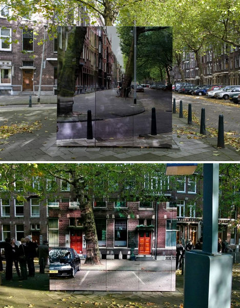 مصمم هولندي يبدع باخفاء المباني القديمة القبيحة بطريقة جديدة - صور