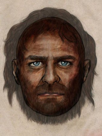صور اول انسان يملك عيون زرقاء عاش منذ 10,000 سنة واصوله هي