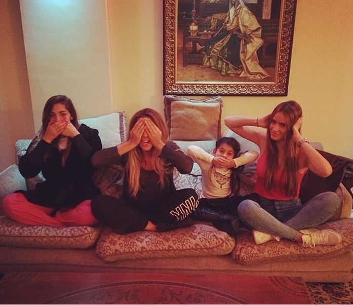 صورة كاي  ابنة مايا دياب 2014 , صور مايا دياب مع ابنتها واصدقائها