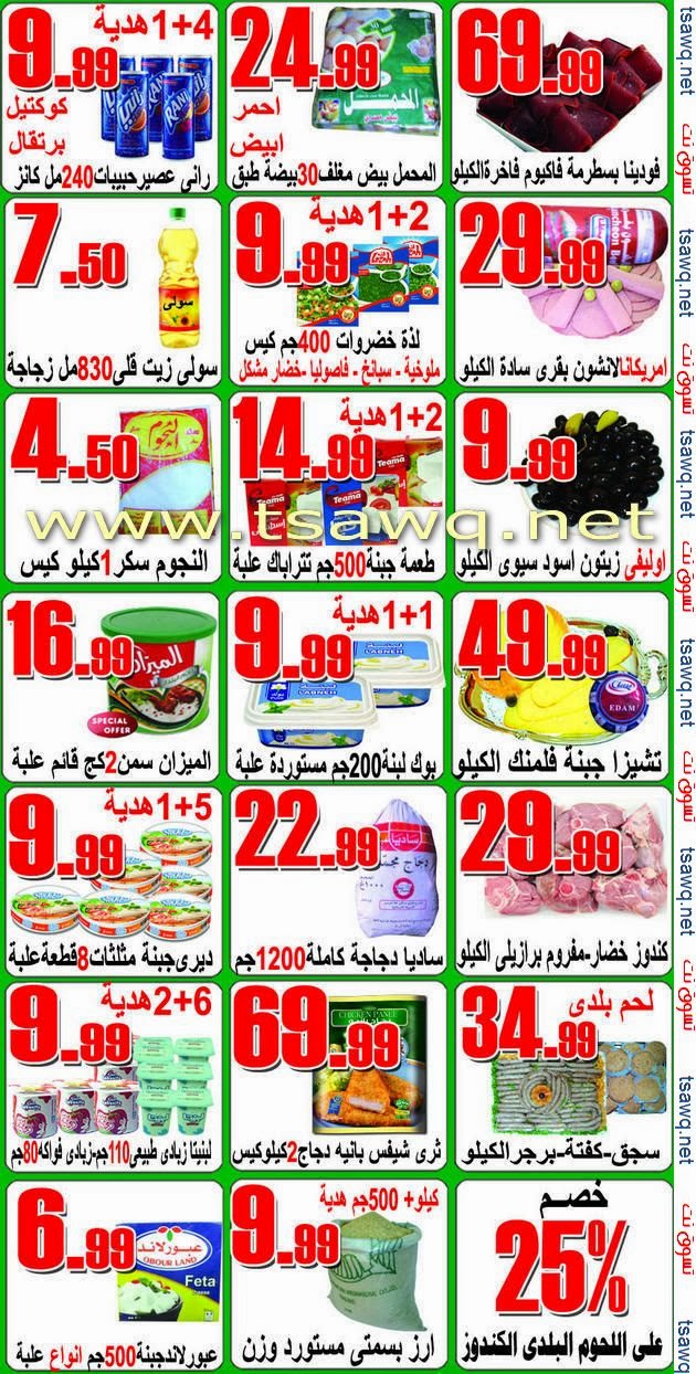 عروض أسواق المحمل في مصر اليوم الخميس 30/1/2014