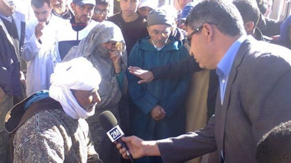 بالفيديو صرخة عجوز تربك قناة تلفزة مغربية