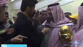 بالفيديو تصريح رئيس النصر الامير فيصل بن تركي بعد تتويج النصر بكاس ولي العهد 2014