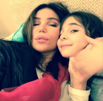 صور سارة ابنة مي حريري , صور مي حريري مع ابنتها سارة 2014