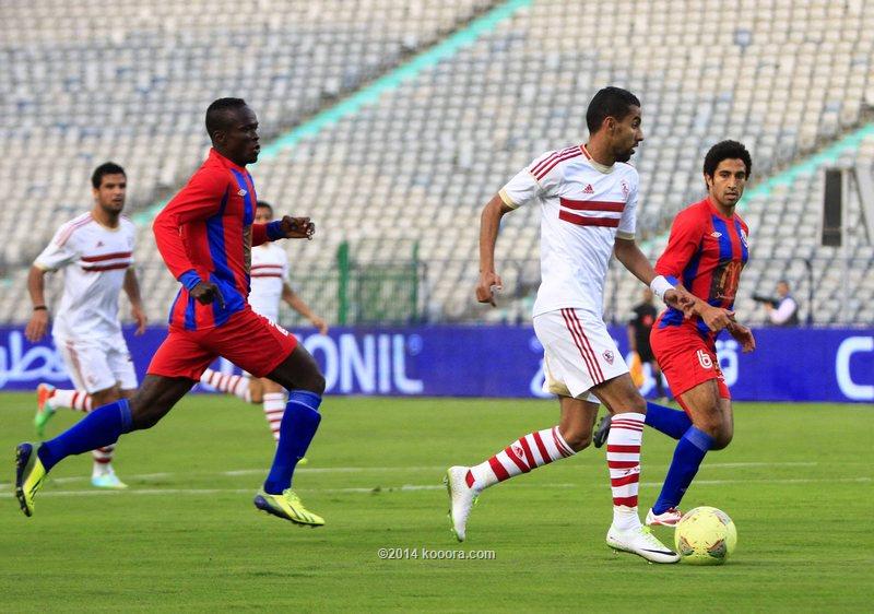 نتيجة مباراة الزمالك و بتروجيت في الدوري المصري اليوم الاحد 2-2-2014